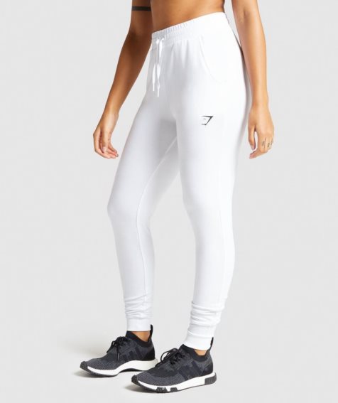 Women's Gymshark Pippa Training Jogger White | CA 73D615